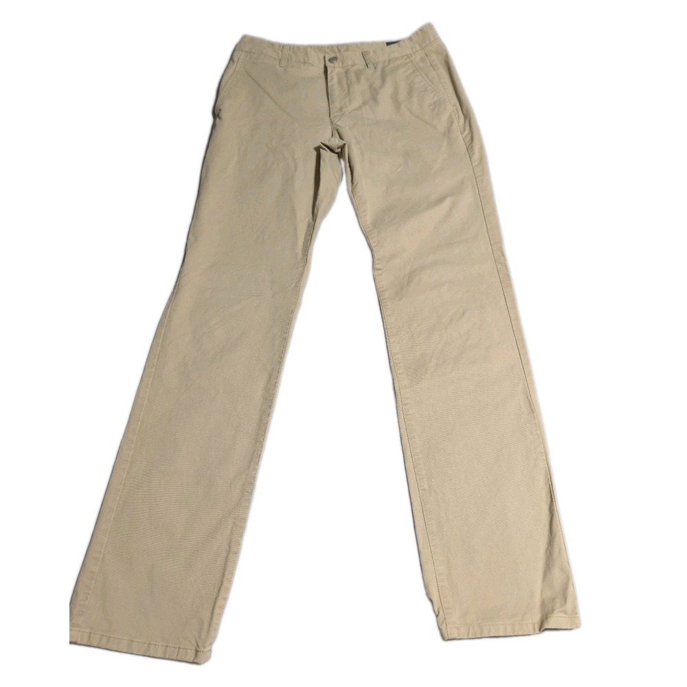 Bonobos Stretch Washed Chino Mens 32x34 Khaki Beige Slim Fit Pants